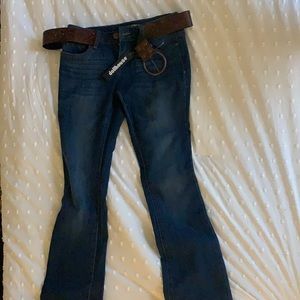 Dollhouse Bootcut Jeans w/ Belt